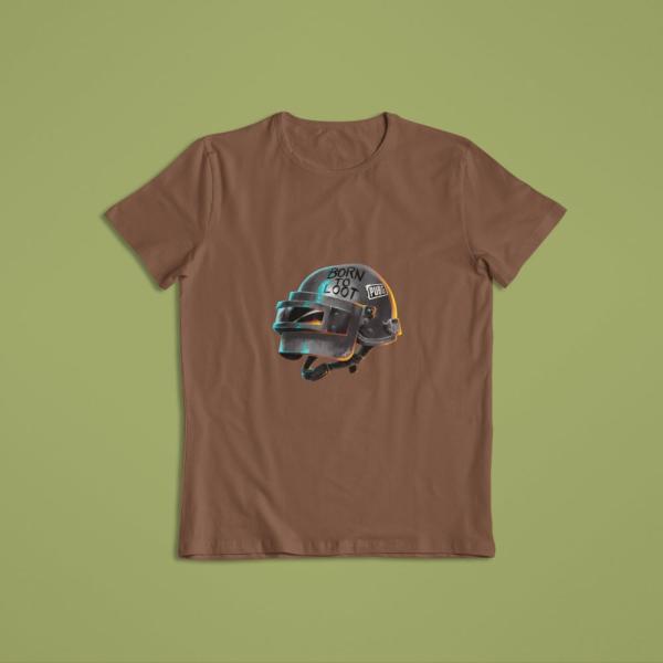 Born To Loot T-shirt Brown