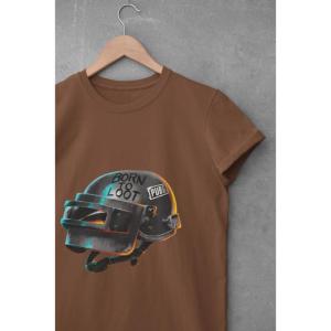 Born To Loot T-shirt Brown