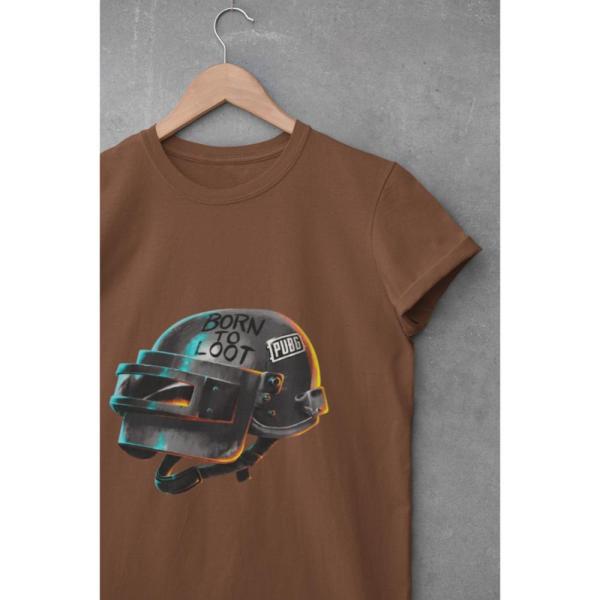 Born To Loot T-shirt Brown