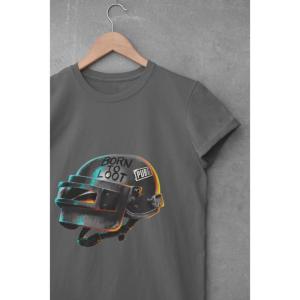 Born To Loot T-shirt Grey