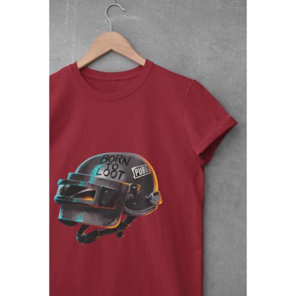 Born To Loot T-shirt Maroon