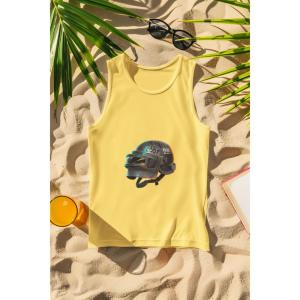 Born To Loot Tank Top Beige