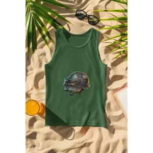 Born To Loot Tank Top Bottle Green