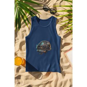 Born To Loot Tank Top Navy Blue