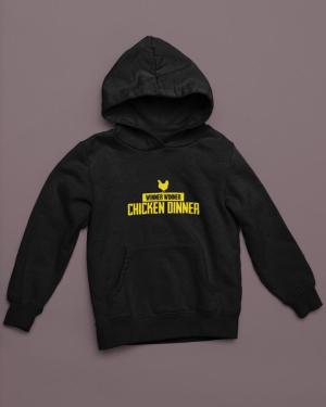 Chicken Dinner Hoodie Black