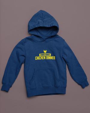 Chicken Dinner Hoodie Navy Blue