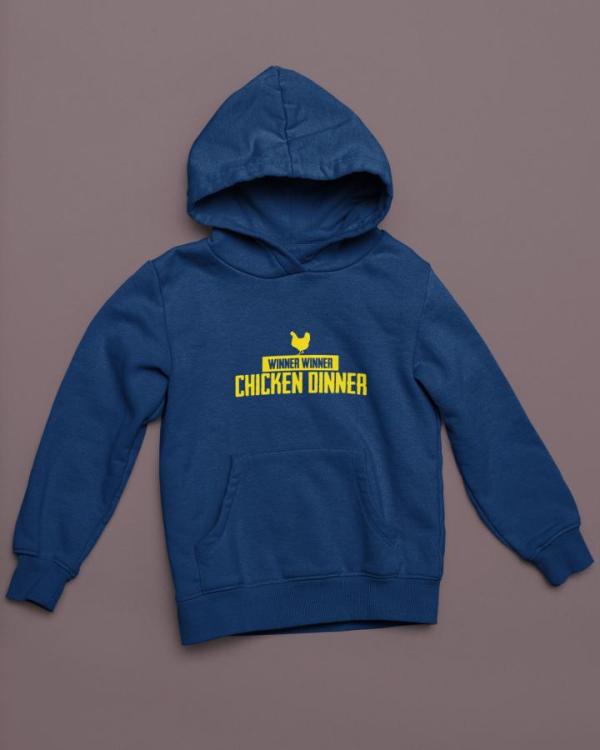 Chicken Dinner Hoodie Navy Blue