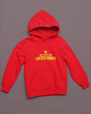 Chicken Dinner Hoodie Red