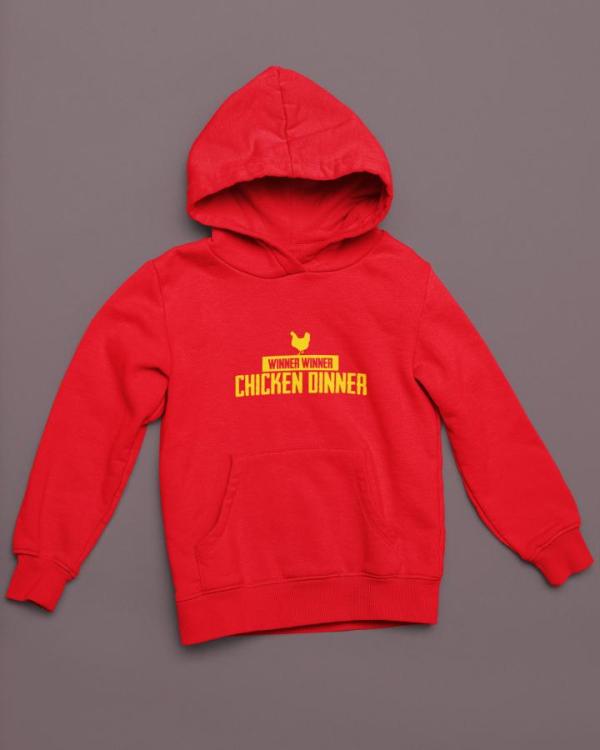 Chicken Dinner Hoodie Red