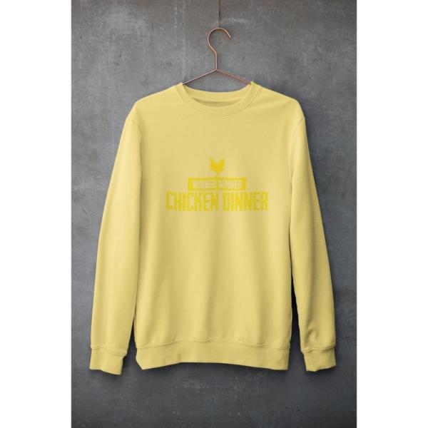 Chicken Dinner Sweatshirt Beige