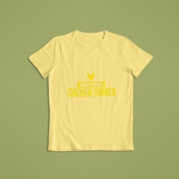 Chicken Dinner T-shirt Beige