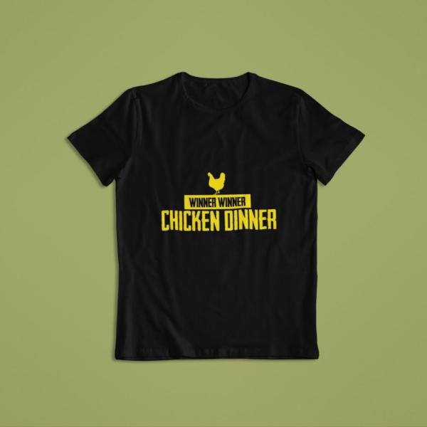Chicken Dinner T-shirt Black