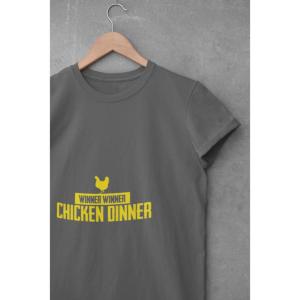 Chicken Dinner T-shirt Grey