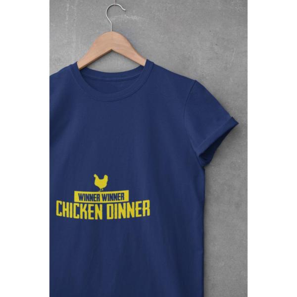 Chicken Dinner T-shirt Navy Blue