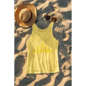 Chicken Dinner Tank Top Beige