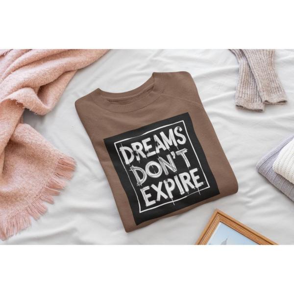 Dreams Don't Expire Sweatshirt Brown