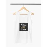 Eat Sleep Pubg Repeat Tank Top White