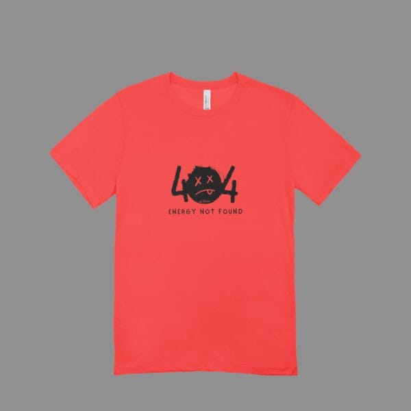 Energy Not Found T-Shirt Red