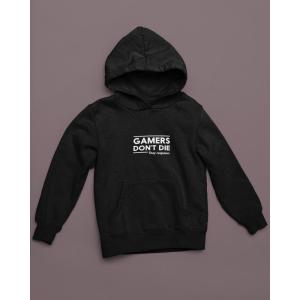 Gamers Don't Die Hoodie Black