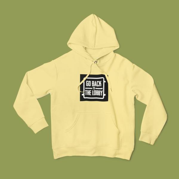 Go Back To The Lobby Hoodie Beige
