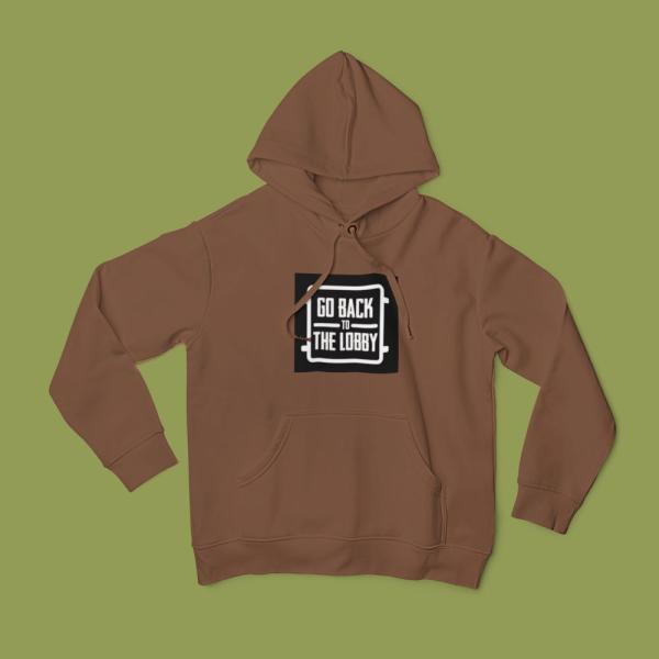 Go Back To The Lobby Hoodie Brown
