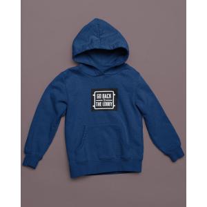 Go Back To The Lobby Hoodie Navy Blue