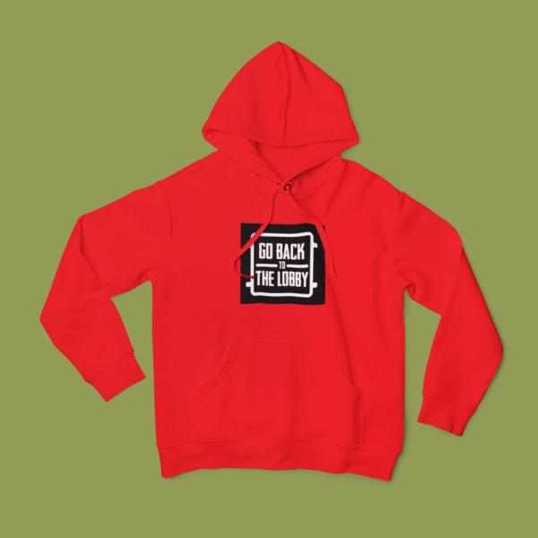 Go Back To The Lobby Hoodie Red