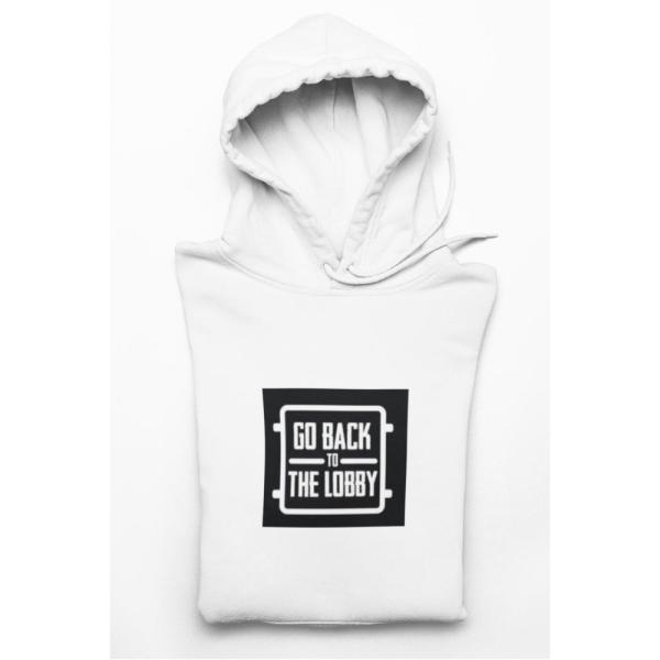 Go Back To The Lobby Hoodie White Go Back To The Lobby Hoodie White