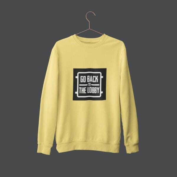 Go Back To The Lobby Sweatshirt Beige
