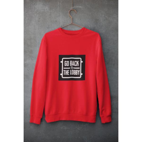 Go Back To The Lobby Sweatshirt Red