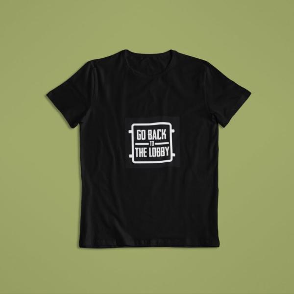 Go Back To The Lobby T-shirt Black