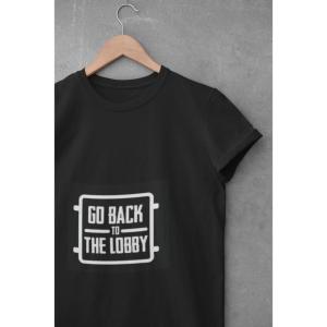 Go Back To The Lobby T-shirt Black