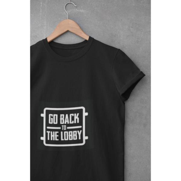 Go Back To The Lobby T-shirt Black