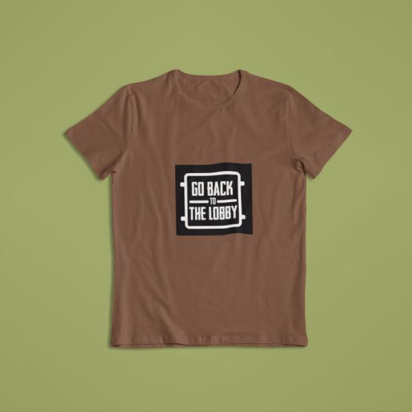 Go Back To The Lobby T-shirt Brown