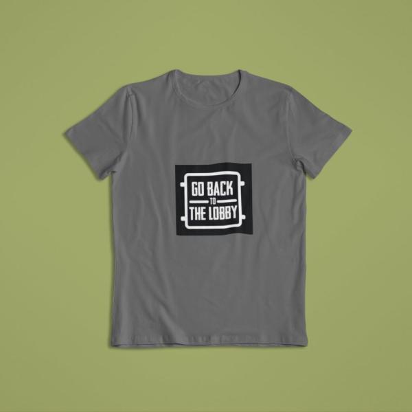 Go Back To The Lobby T-shirt Grey