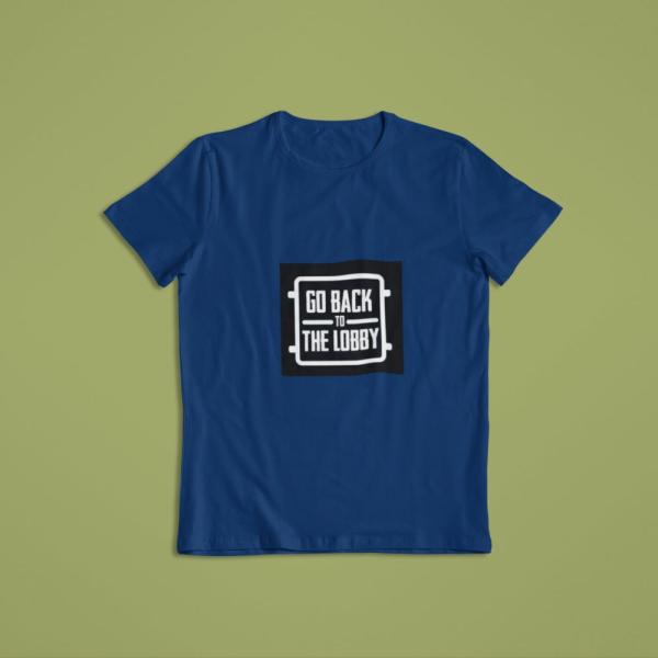 Go Back To The Lobby T-shirt Navy Blue
