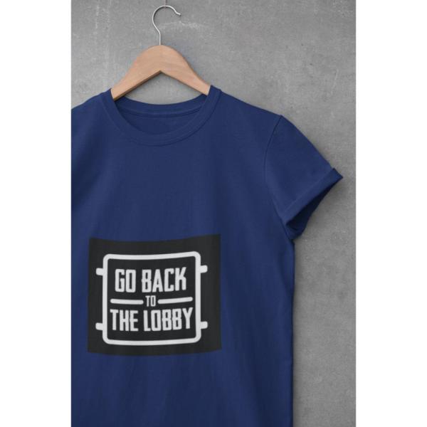 Go Back To The Lobby T-shirt Navy Blue