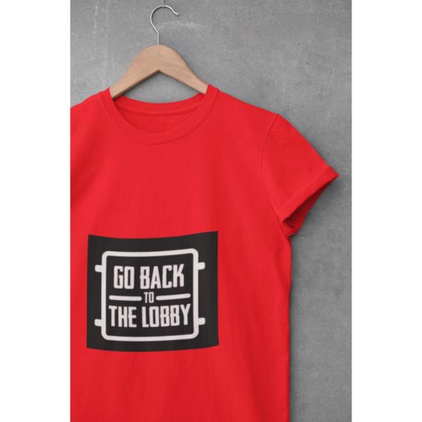 Go Back To The Lobby T-shirt Red