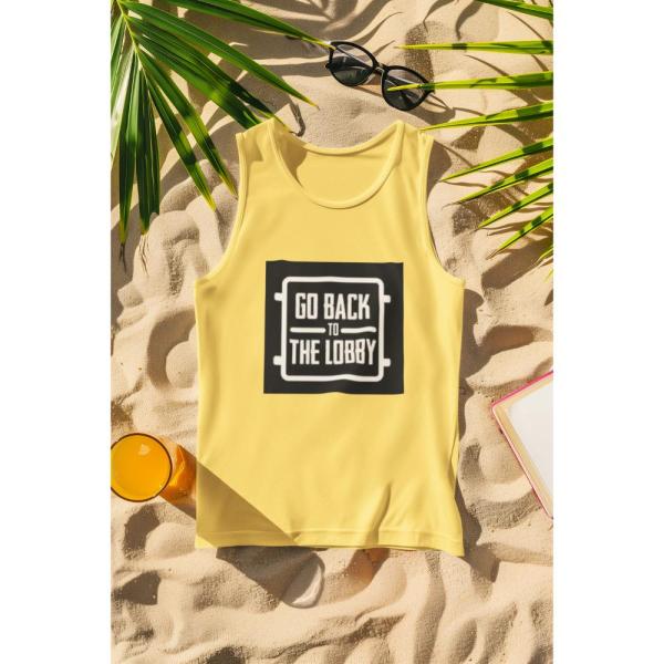 Go Back To The Lobby Tank Top Beige