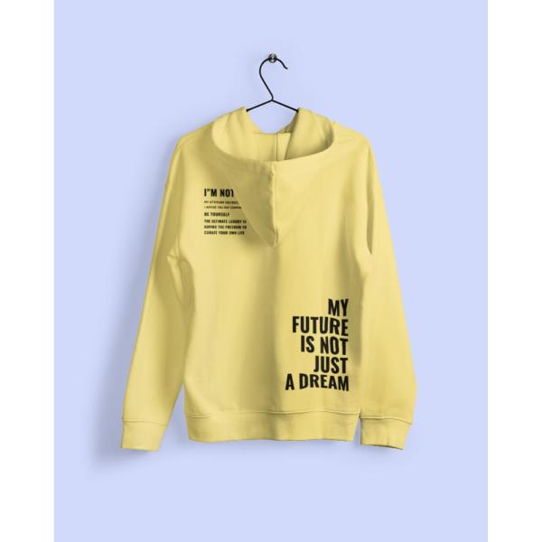 I'M Not Average Hoodie Beige