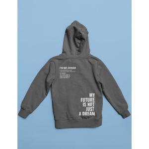 I'M Not Average Hoodie Grey
