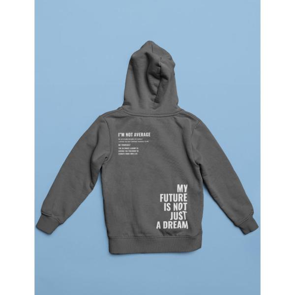 I'M Not Average Hoodie Grey