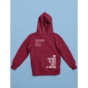 I'M Not Average Hoodie Maroon