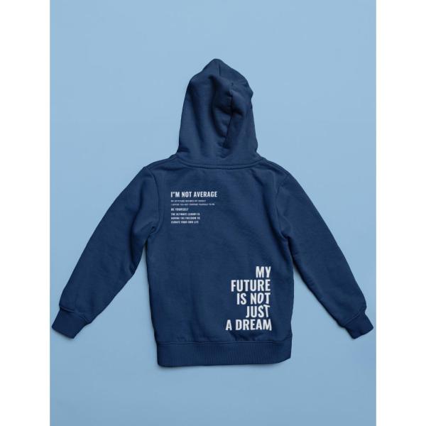 I'M Not Average Hoodie Navy Blue