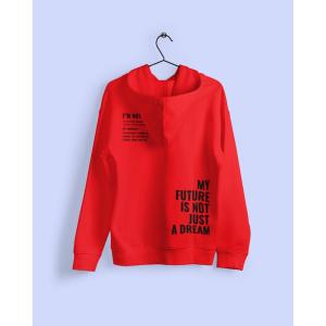 I'M Not Average Hoodie Red