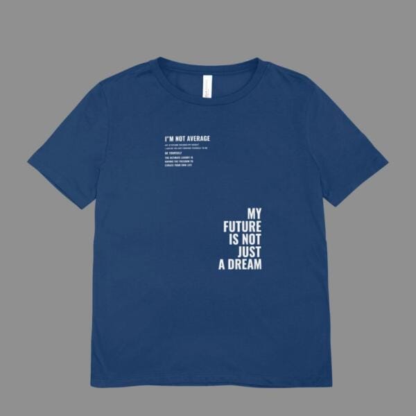 I'M Not Average T-Shirt Navy Blue