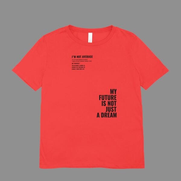 I'M Not Average T-Shirt Red