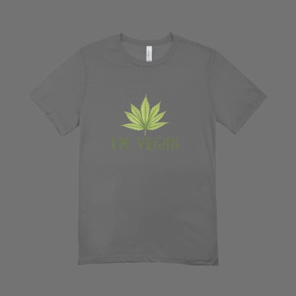 I'M Vegan T-Shirt Grey