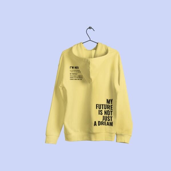 I'm Not Average Hoodie Beige