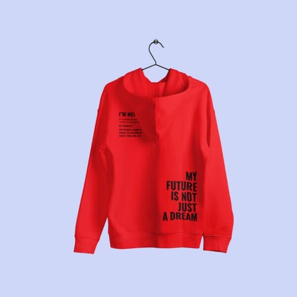 I'm Not Average Hoodie Red
